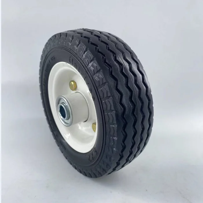 6in Sawtooth tread tire Polyurethane foam flat -free Wheels for Garden Cart/Garden Utility Wagon Cart/Wheel Barrowrrow