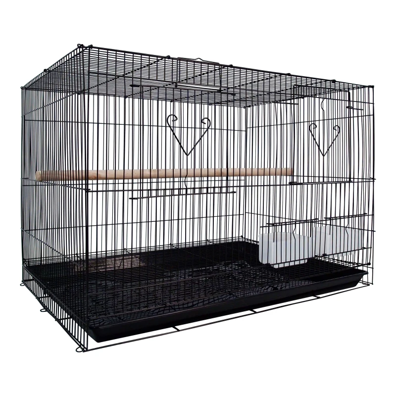 Export Manufacturers Selling New 60cm Folding Breeding Bird Cages For Parrots With Breeding Door