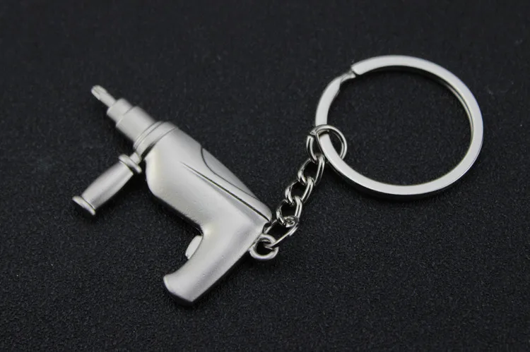 Alloy Carabiner Keychain with Drill Tool Metal Gift Accessory