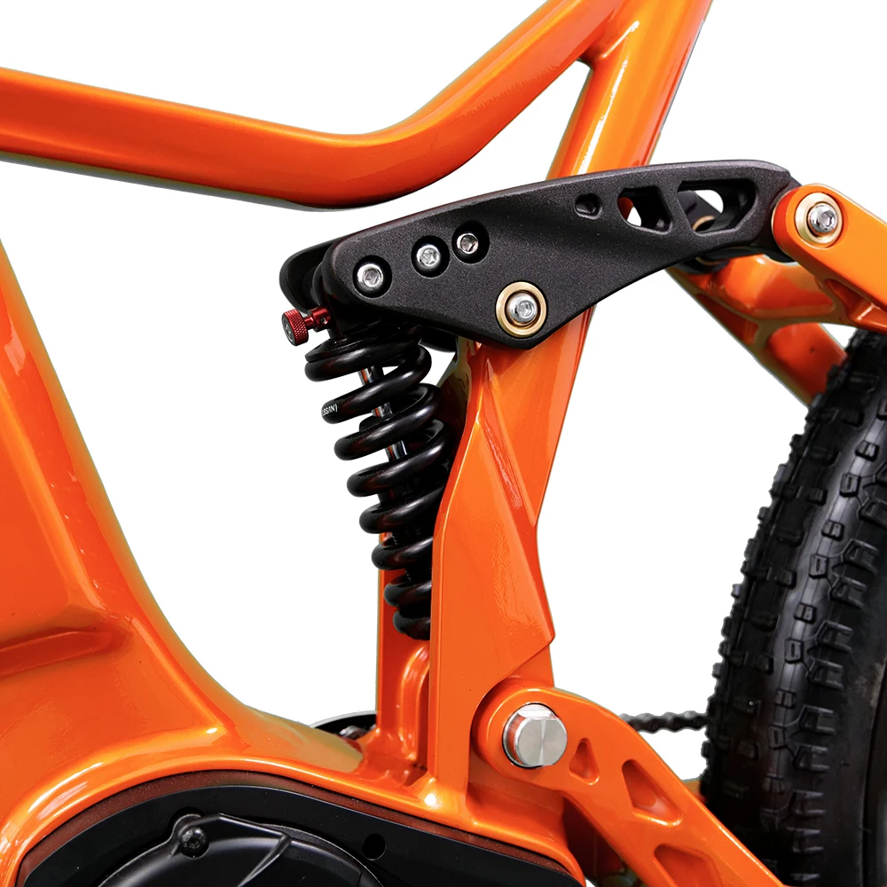 Hot sale 27.5 Inch snow ebike 48V 1000W Mountain Electric Bicycle full suspension Fat Tire Electric Bike