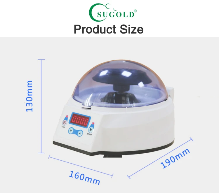 8000 rpm Portable Centrifugal LXJ-8T test tube Microorganism Electric Centrifuge