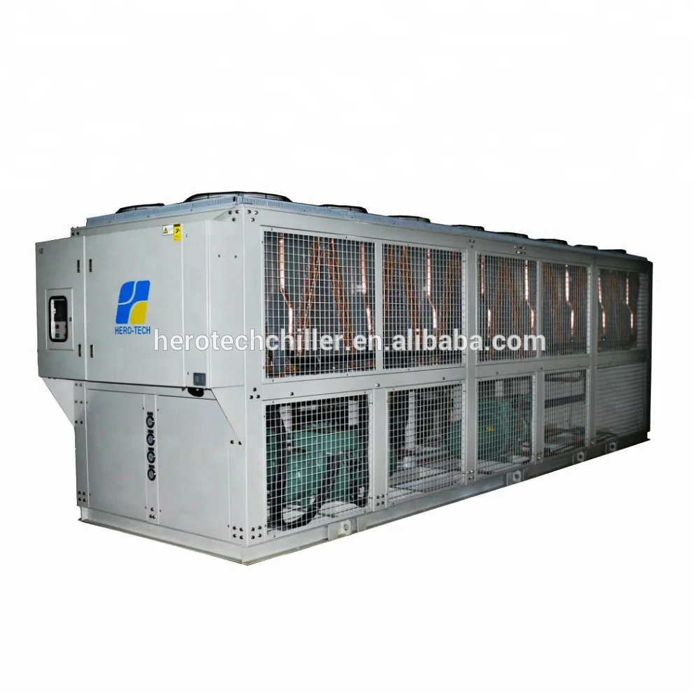 Крупногабаритное инженерное охлаждающее оборудование 150hp, Водяной охладитель с воздушным охлаждением