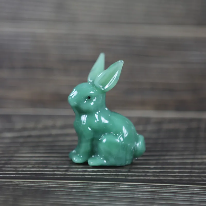 New Product As A Souvenir Factory Price Wholesale Custom Crystal Crafts Souvenir Glass Rabbit