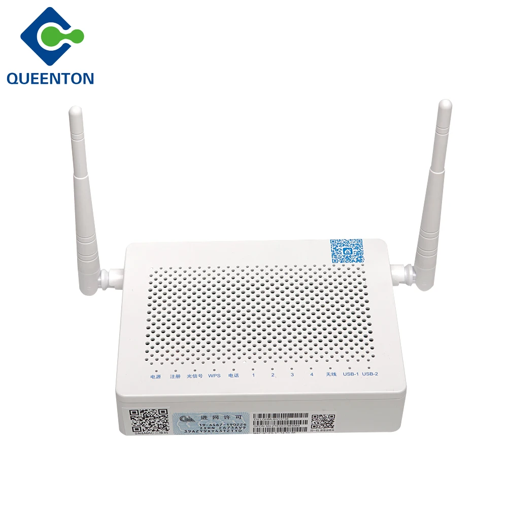 Двухдиапазонный беспроводной 4GE 1USB 1 голосовой F673AV9 OLT GPON ONU Wifi модем