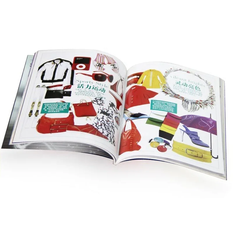 
Professional customized A4 A5 8.5x11 inch magazine soft cover printing 