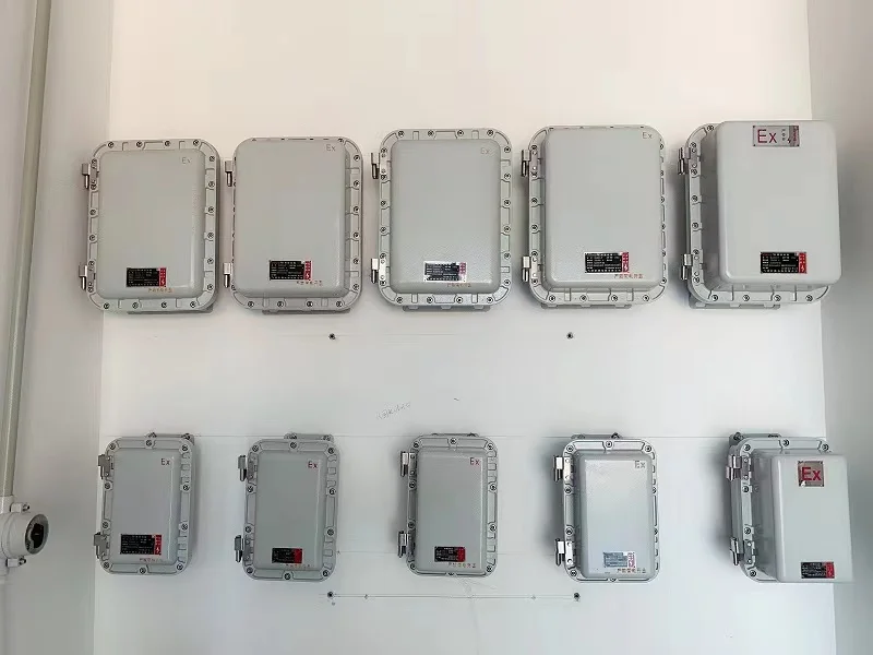ATEX certificated electrical hazardous area IIB IIC explosion proof aluminum alloy enclosure junction box