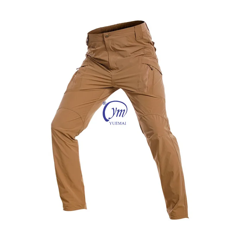 YUEMAI Multi-Pockets Trekking Anti-stretch Dustproof Heated Quick Dry  Tactical Trousers