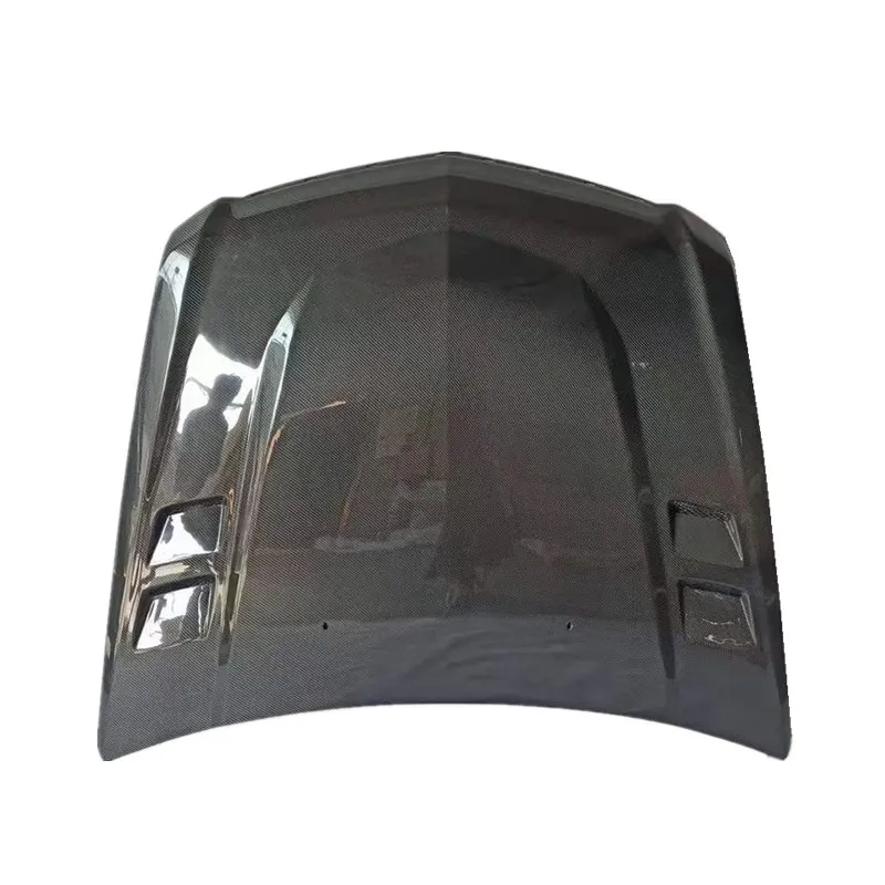 Hood Car Bonnet For Cadillac CTS 2008-2012 CTS Gen 2 Carbon Fiber Engine Hood Cover Body Parts Auto Accessories