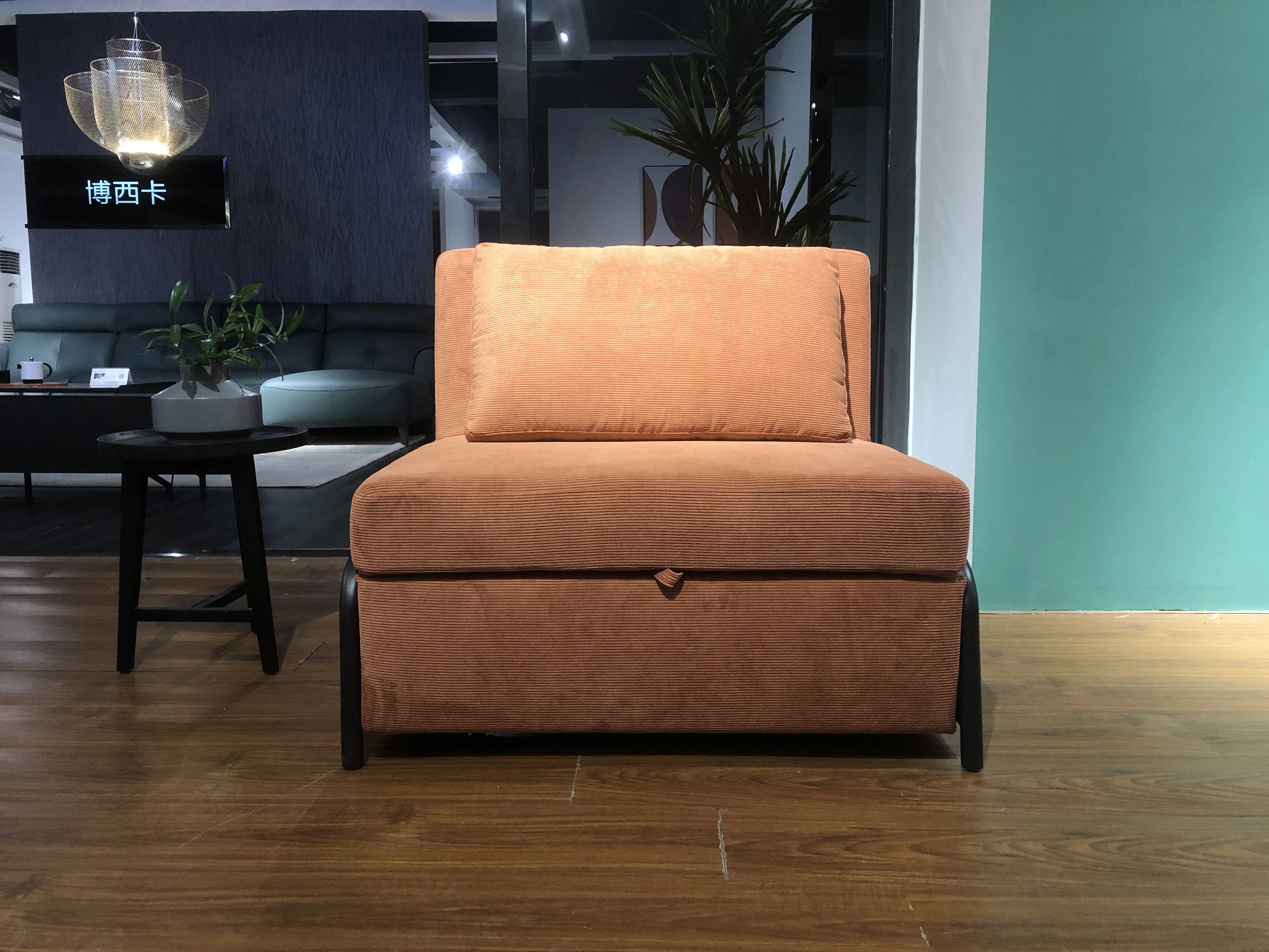 New Products Multifunction  Armless One Seat Sofa Bed Foldable Couch for one person Sofa cum Bed