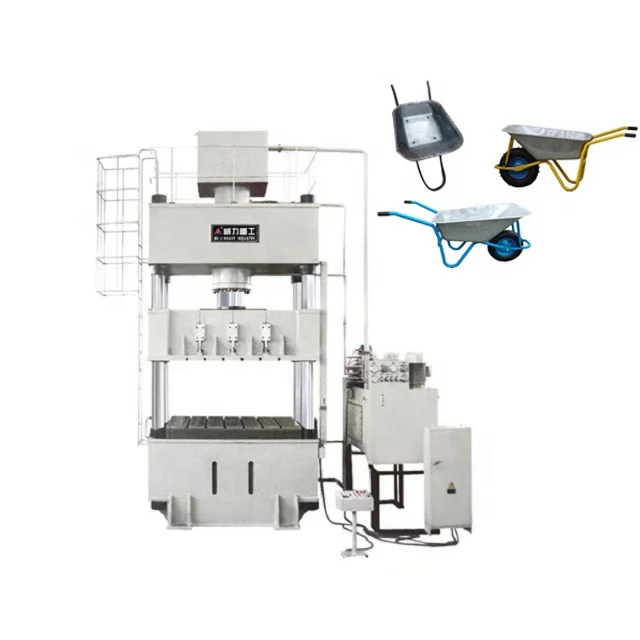 YW27-200T 250T 315T 400T Wheel Barrow Hydraulic Press Machine Trolley Making Machine Hydraulic Sheet Drawing Press Machine