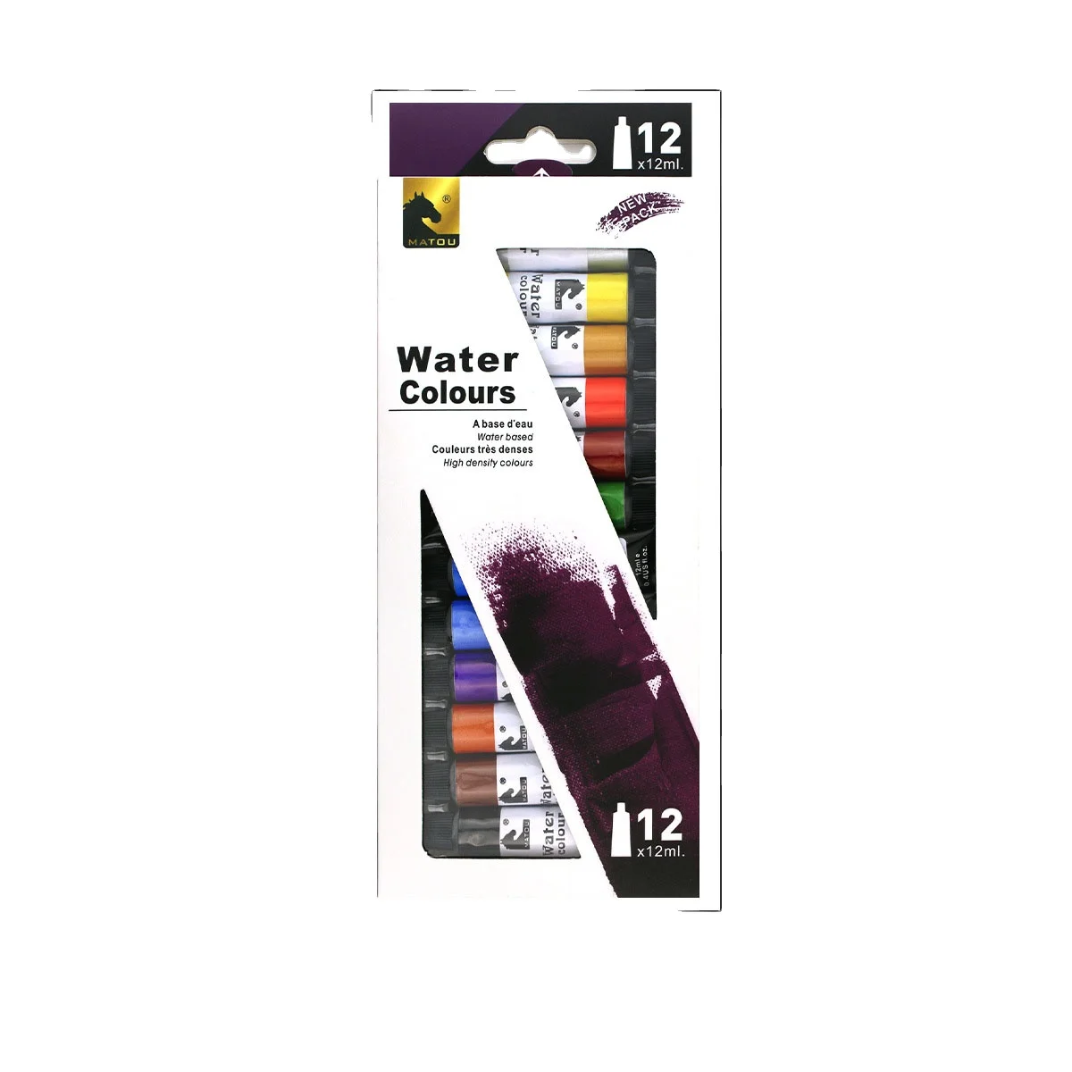 Opeth 12 Colours Watercolors Paint Set 12ml/0.4oz Professional DIY Graffiti Artist Paint Factory Art Supplier for Students