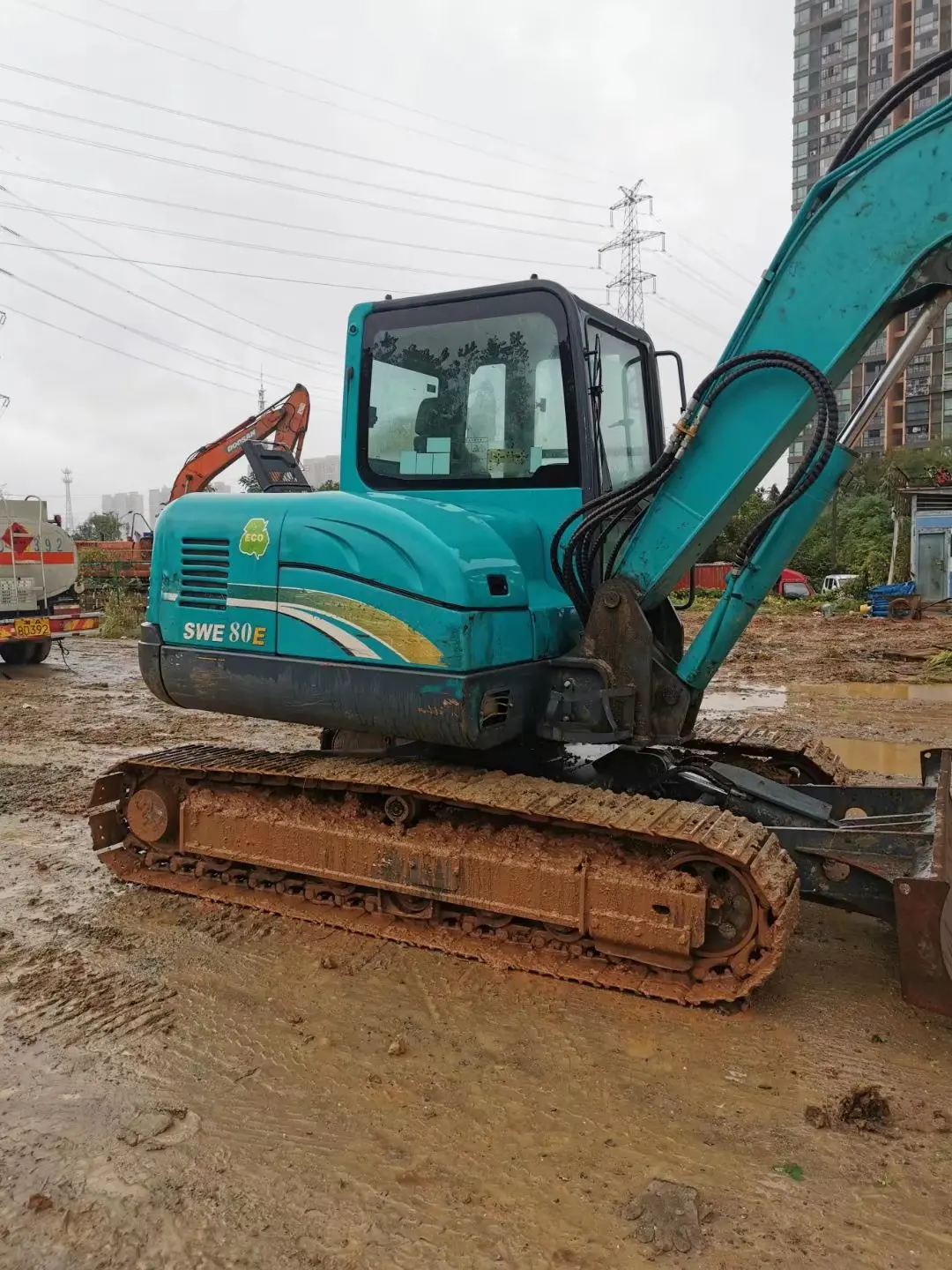 Sunward used excavator and crusher hydraulic hammer cheap hydraulic mini excavator micro bucket excavator for sale