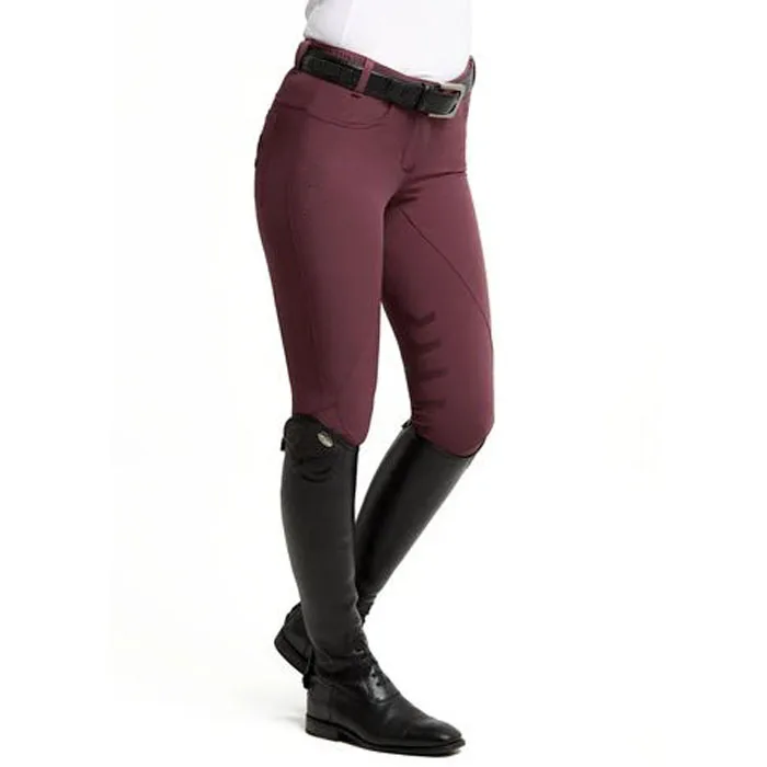 
OEM custom ladies silicone leggings white horse riding breeches 