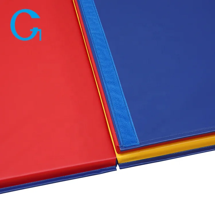 High density red XPE/EPE gymnastic folding buy large gym mats mat