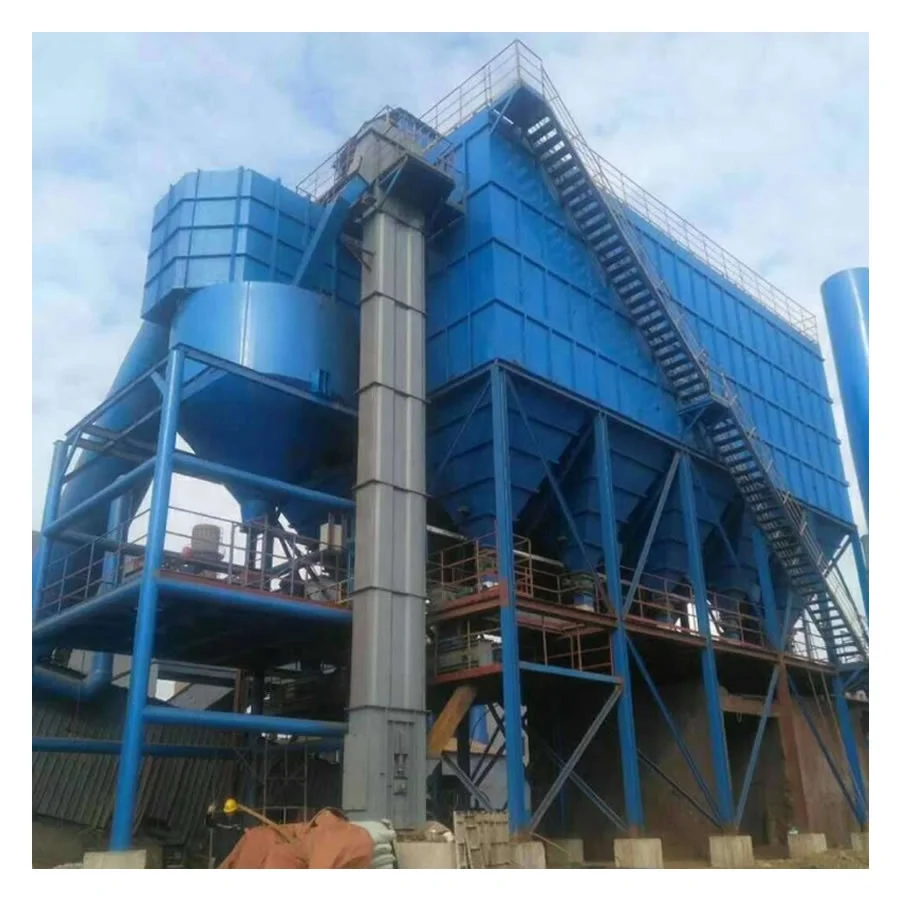 Air jet filter bag filter dust collector for rotary kilm