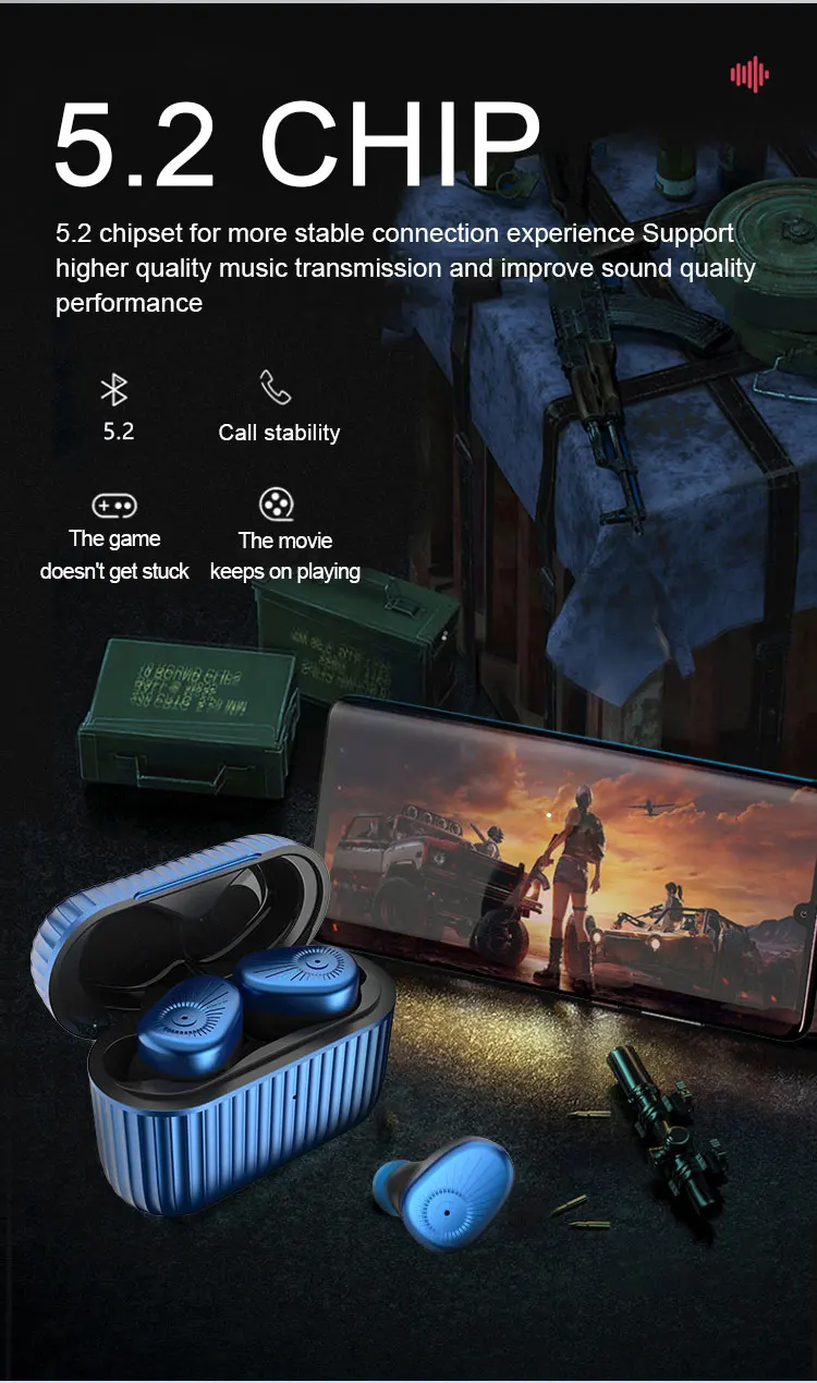 Hot Sale IPX-4 Waterproof Earphones Noise Canceling Original Electronics 5.0 Wireless Earpod Headphones B3 Earbuds
