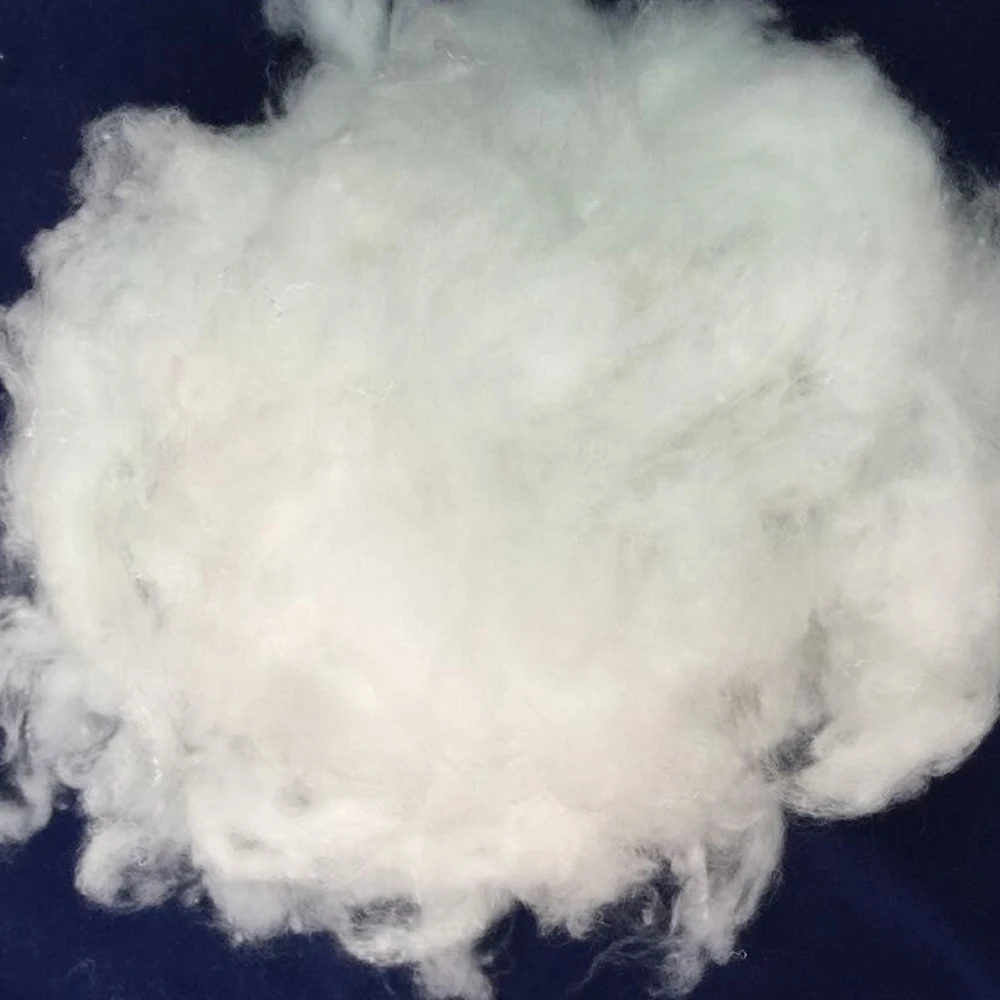 Customized Organic Recycled 15d 64mm Staple Fiber Polyester Fiber Fill