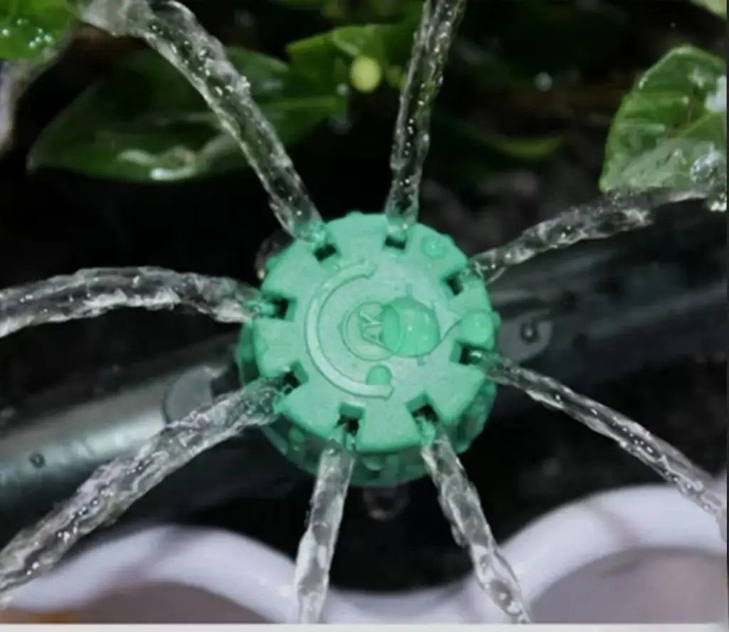 High Quality Adjustable 8 Hole Water Emitter Micro Irrigation Dripper  For Irrigation Sprinkler