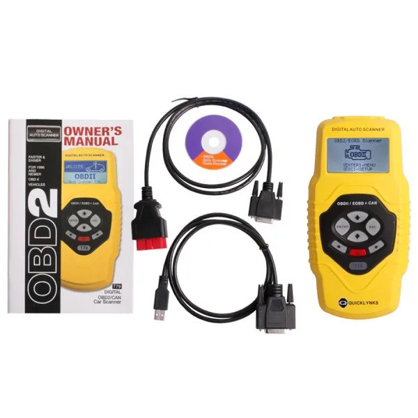 CAN OBD2/EOBD ecu car programming tools/auto portable scan gauge T79 -6 languages ,Data print out,live data graph