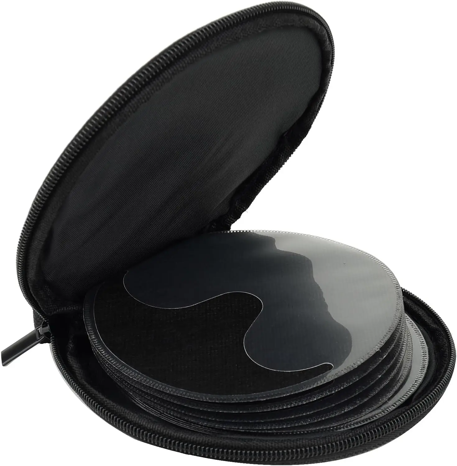 Portable Protective Round Foam Eva Hard Case Custom Protective Eva Round Cd Case For Cd Customized