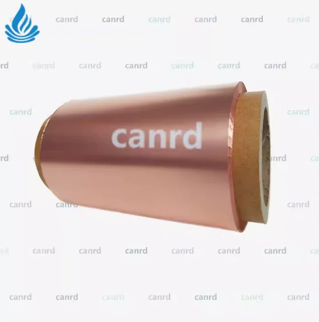 Canrd Copper Foil  Negative Electrode Collector Fluid Laboratory Research Material Double Sided 3.0KG/roll 9um*170mm for Battery