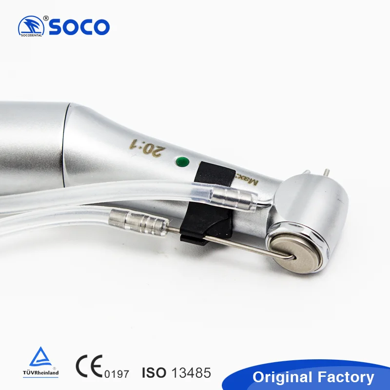 Wrench type dental surgical contra angel handpiece SOCO 20:1 contra angle for implant