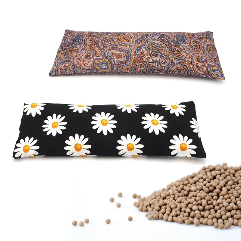 custom microwave reusable heating pad wholesale neck and shoulder wrap weighted wheat bag for pain relief