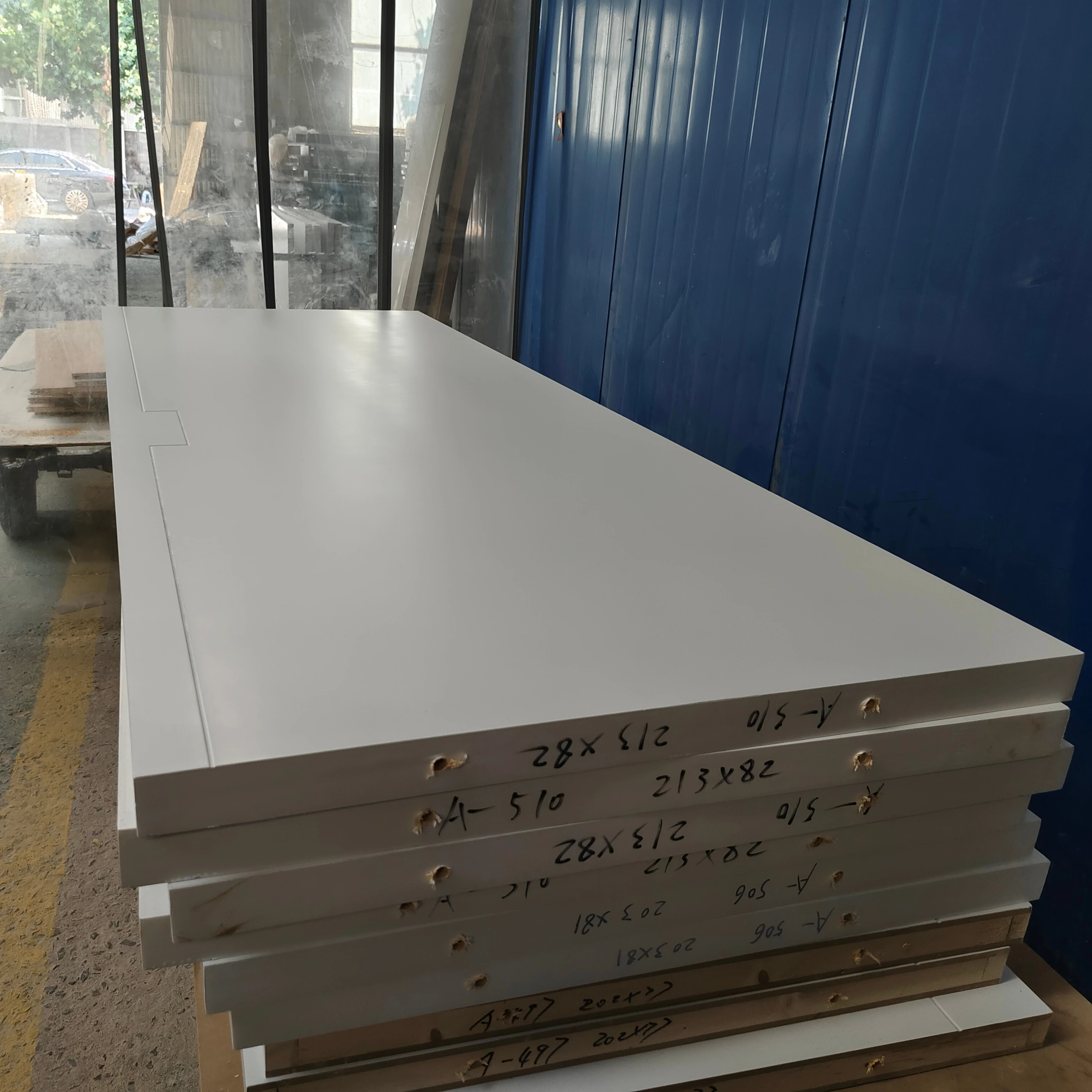GTCO 850*2400*45mm Honeycomb Paper Filling White Primer Wood Door for Home and Hotel Interior Door