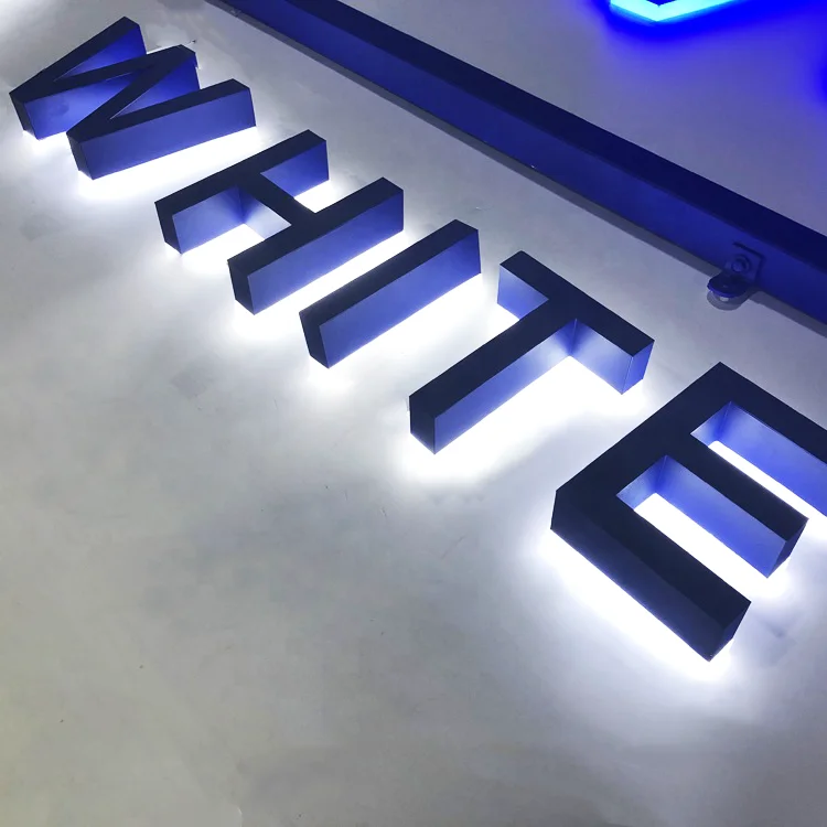 Outdoor Storefront Led Letters  3d Letter Shop Signs Luminous Building Customized Business Signs And Logo