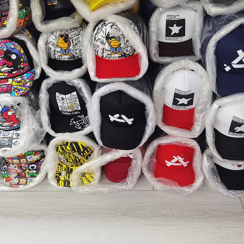 Custom print 3D logo OEM Sport Promotional blank UnstructureD Sport Golf Men Dad trucker Cap Hat