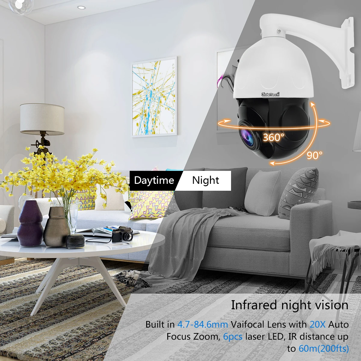 1080P 5MP 8MP PTZ POE IP Camera 20X Optical Zoom Outdoor CCTV Security PTZ Camera Night Vision 200M H.265 P2P View