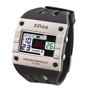 Водонепроницаемые пластиковые цифровые механические мужские часы наручные часы reloj hombr