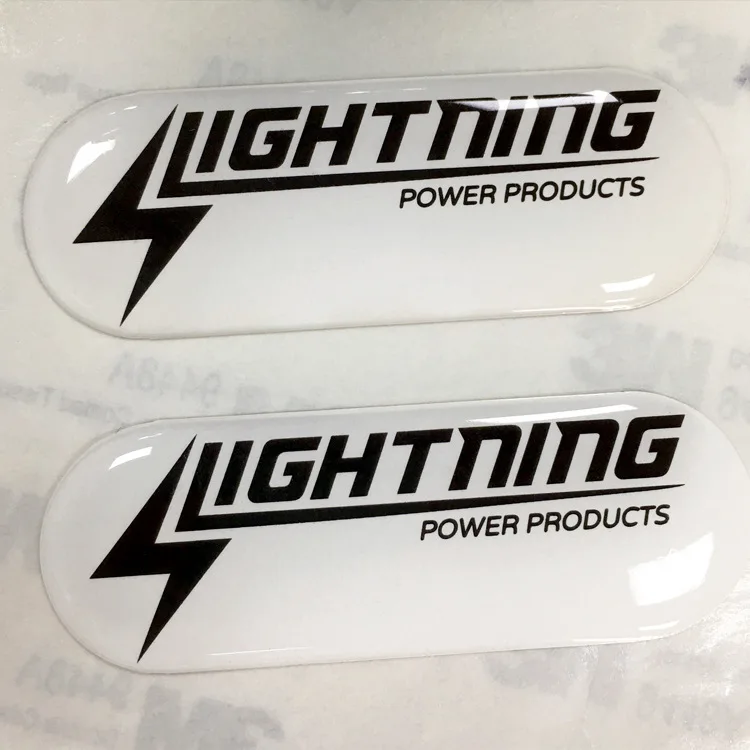 Custom Dome Epoxy Resin Stickers 3D Crystal DIY Transparent Label Car Logo Brand Personalized Vinyl self-adhesive waterproof