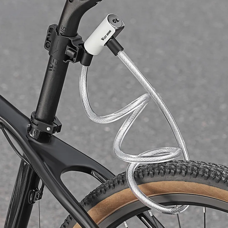 Mountain bike anti-theft lock wire lock electric vehicle cable lock bicycle equipment