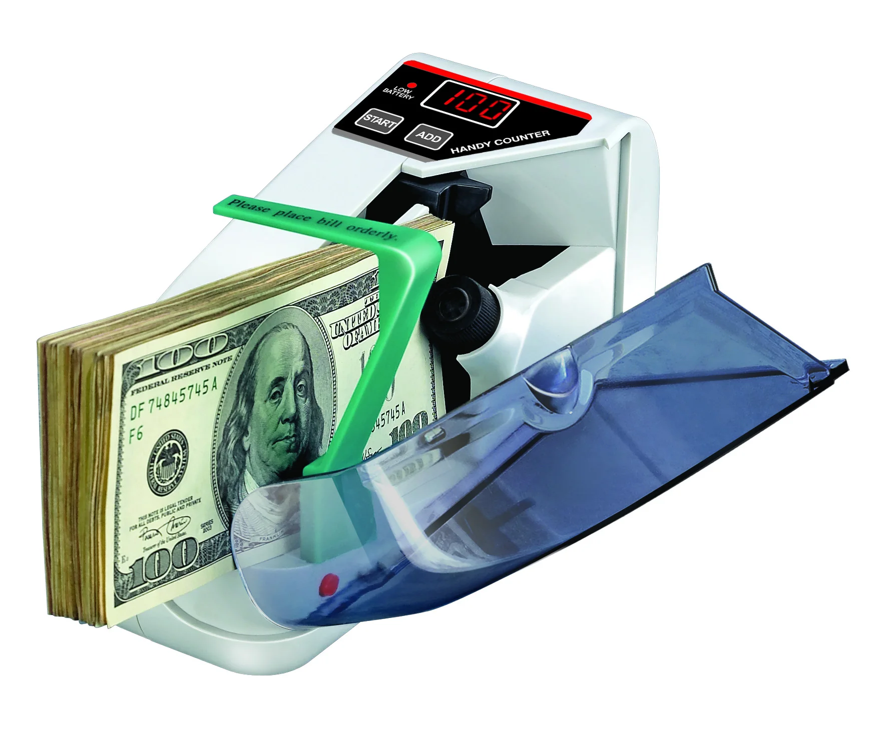 V30 Henry Handy Mini Portable Small Bill Money Currency Banknote Cash Counter Counting Machine