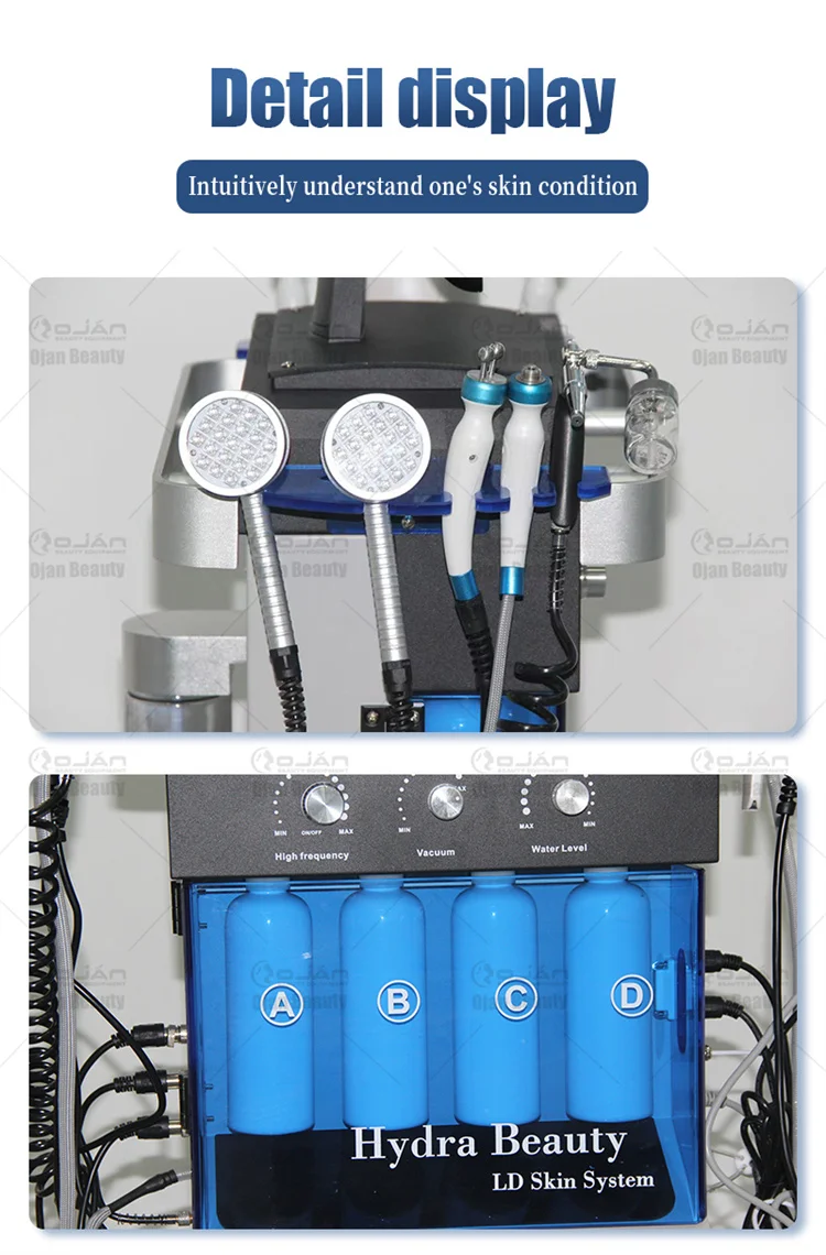14 in1 aqua peel   oxygen hydra deep cleaning facial machine | hydra microdermabrasion Machine hydro facial machine