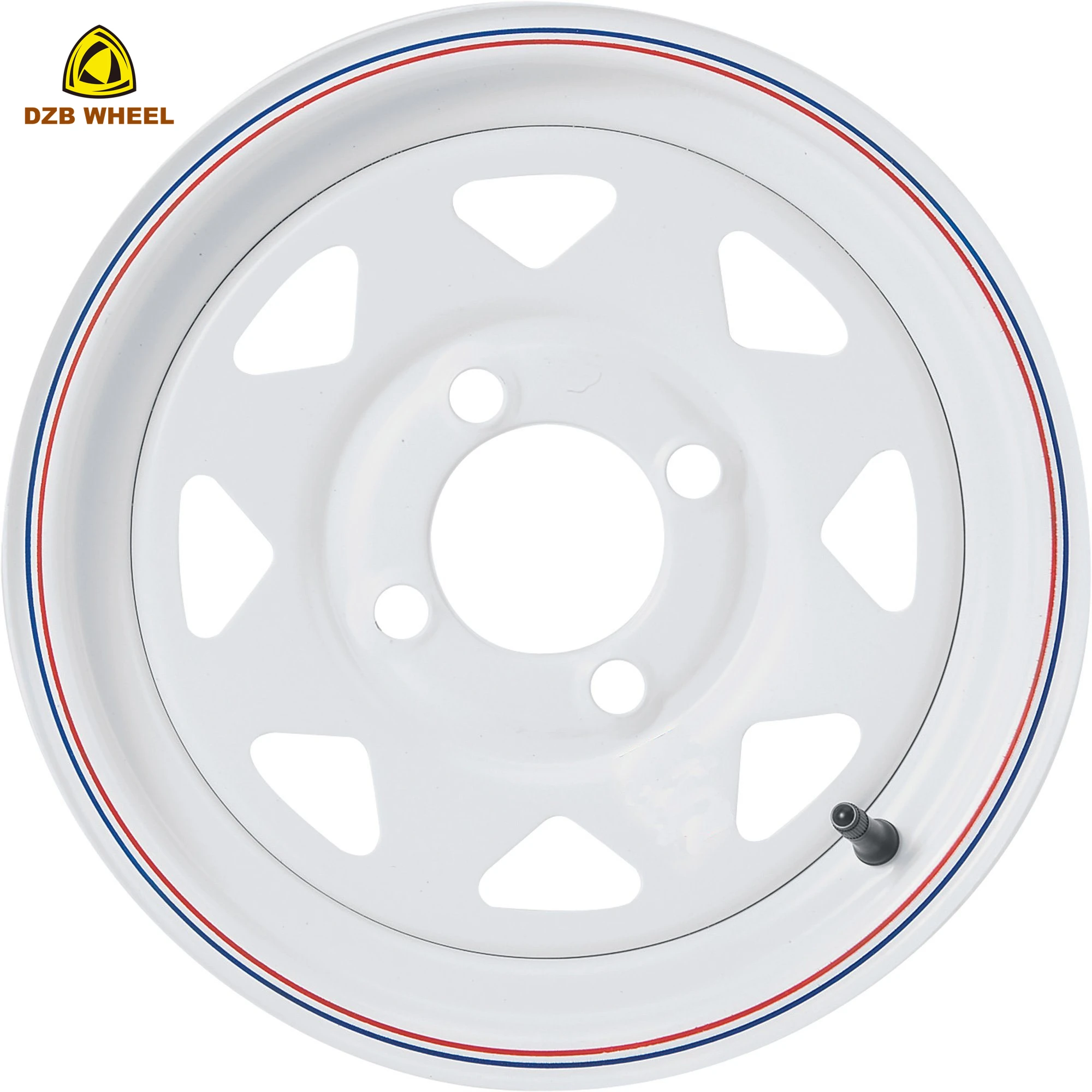 14 Inch Trailer Wheel 8 Spoke Hub Cover 14X6 PCD 4/114.3