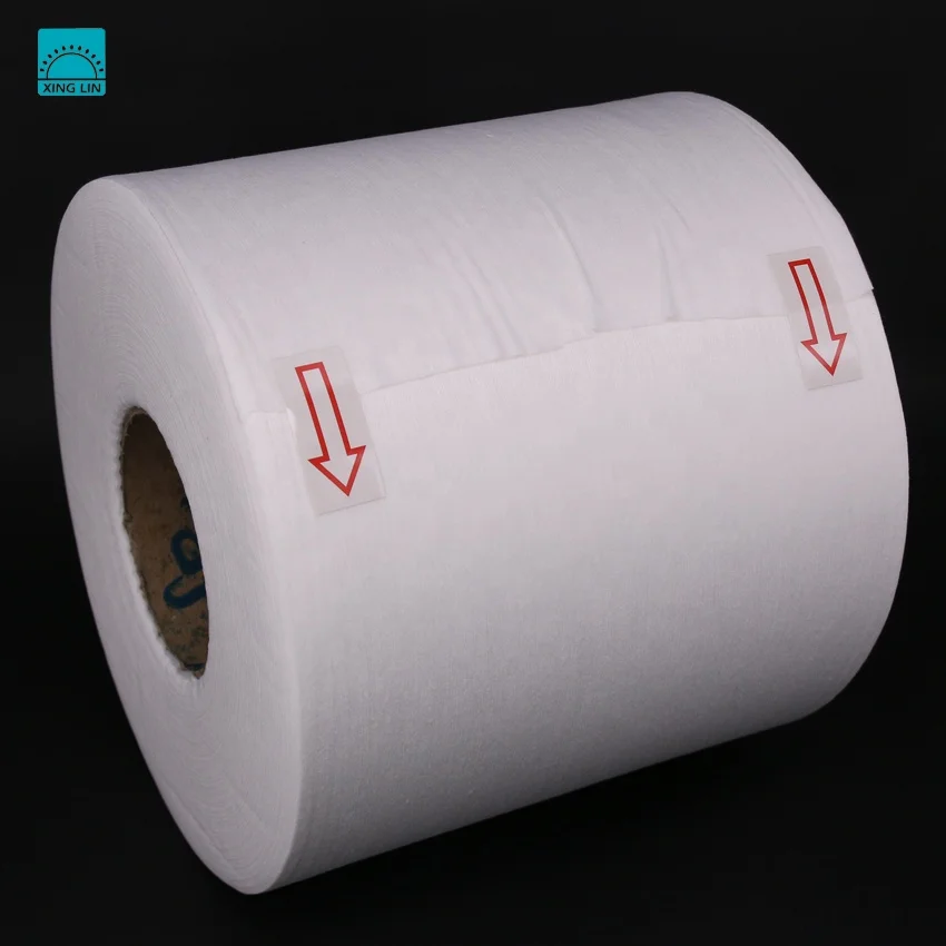 Spunlace Nonwoven Fabric /Viscoes Polyester Spunlace nonwoven fabric roll Wholesaler