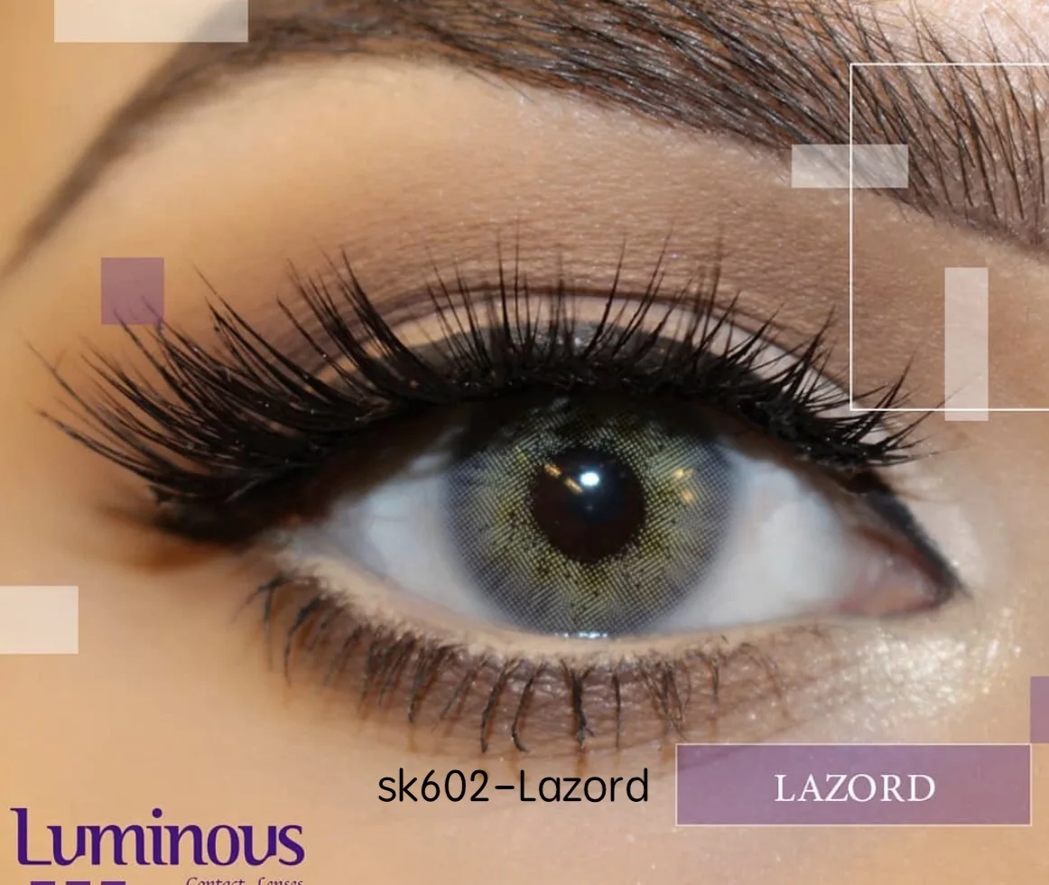sk602 Luminous Lazord Wholesale Best High Quality Nature Look Color New Look contact lenses power contact lens