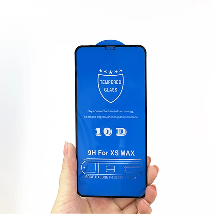 10D Curved 9H hot selling screen protector in stock Tempered Glass Screen Protector For iPhone 11 Pro max