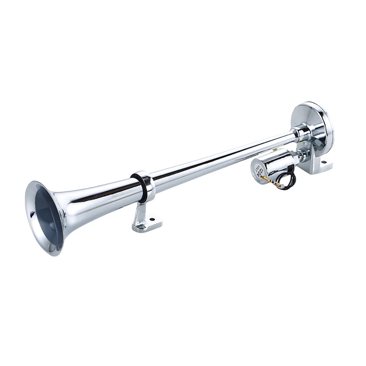 Sample Available Zinc Dual Speaker Horn 12v 24v Electric Truck Air Horn For Fala Loud Car Trumpet Auto Air Horn