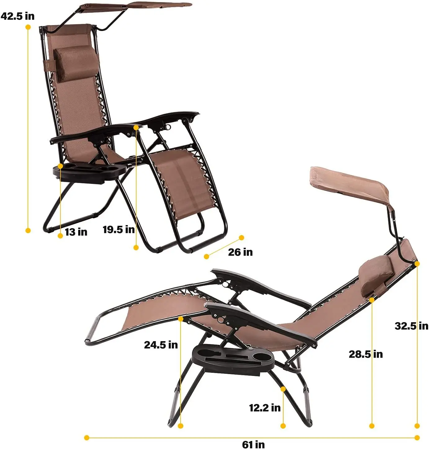 Hot Sale  Modern Color Outdoor folding Beach chair with awning chair Portable folding Daybed Teslin folding outdoor daybed