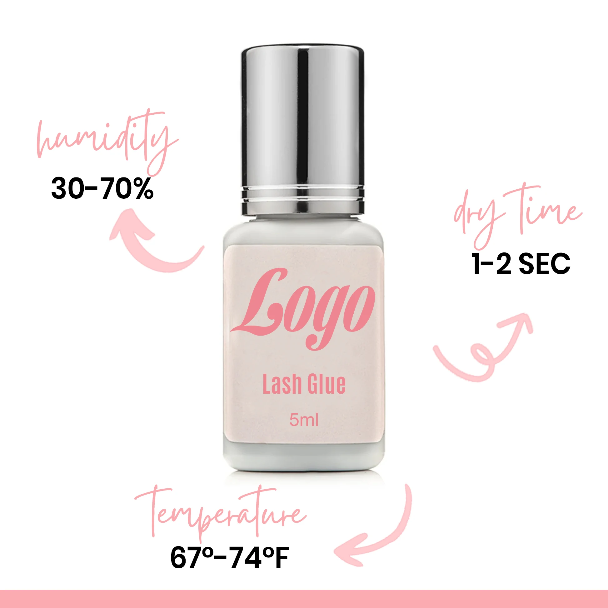 Top Quality The Best Fast Drying Low Fume Strongest Long Lasting Professional Eyelash Extension Glue