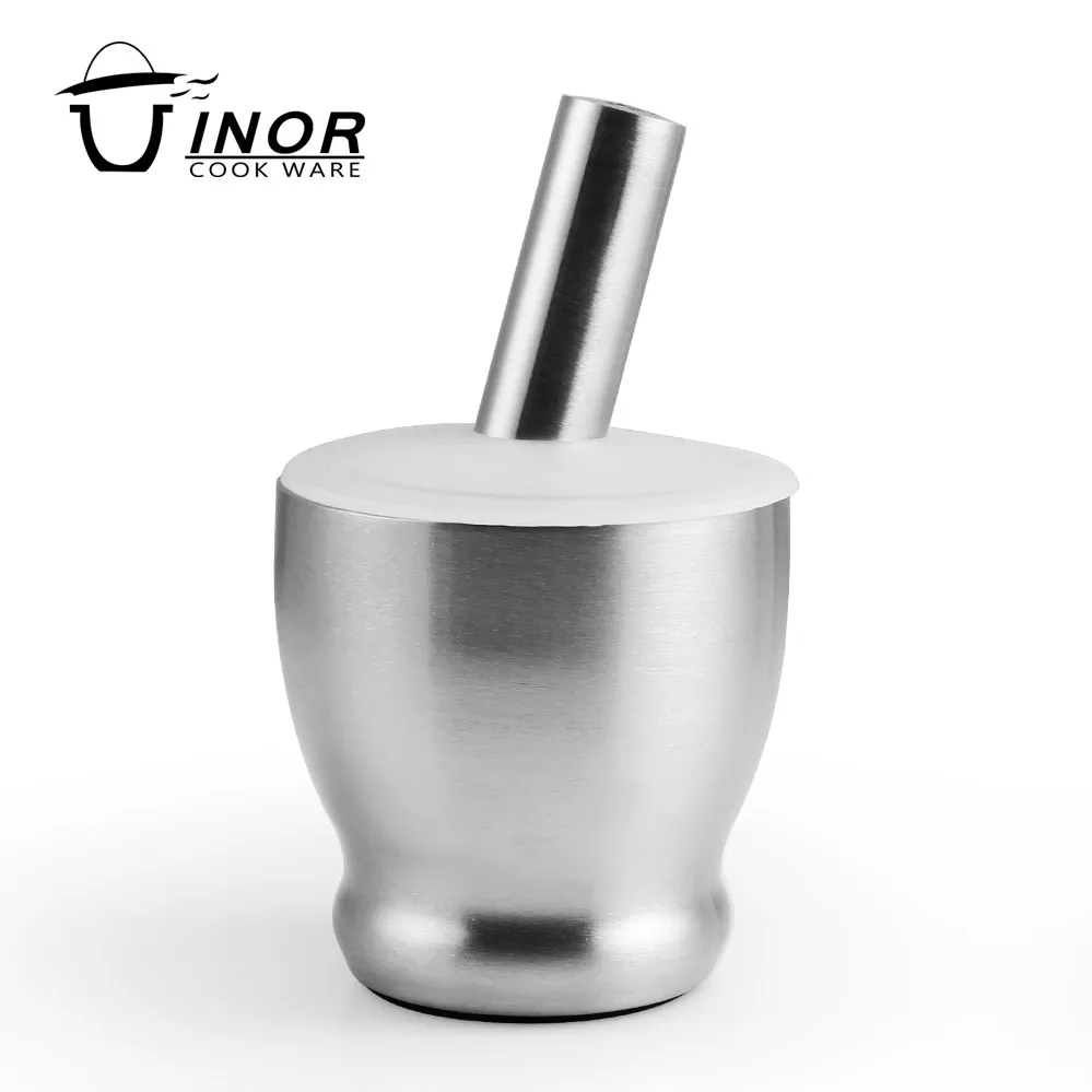 chaozhou garlic grinder stainless steel mortar & pestle for kitchen