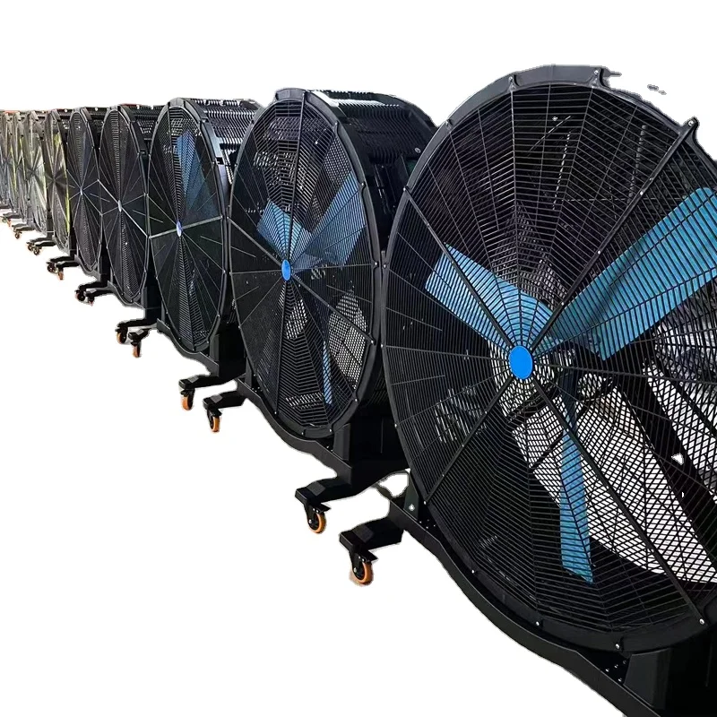 Спортивный производитель, электрические вентиляторы, большой промышленный напольный вентилятор с колесами