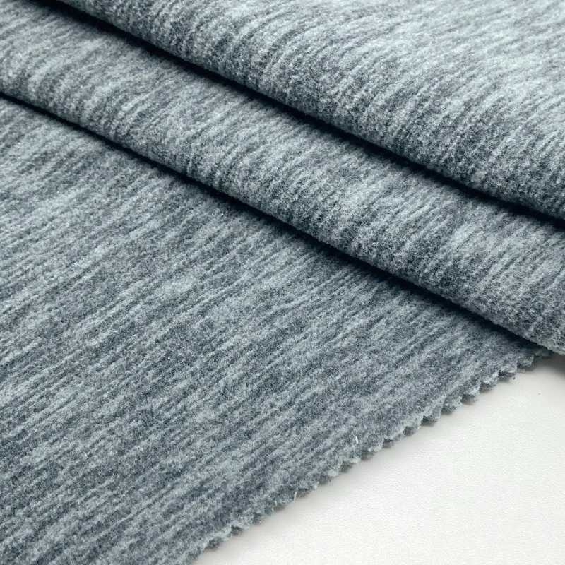 New style winter jacket 100% polyester dark color 260GSM knitting cationic polar fleece fabric