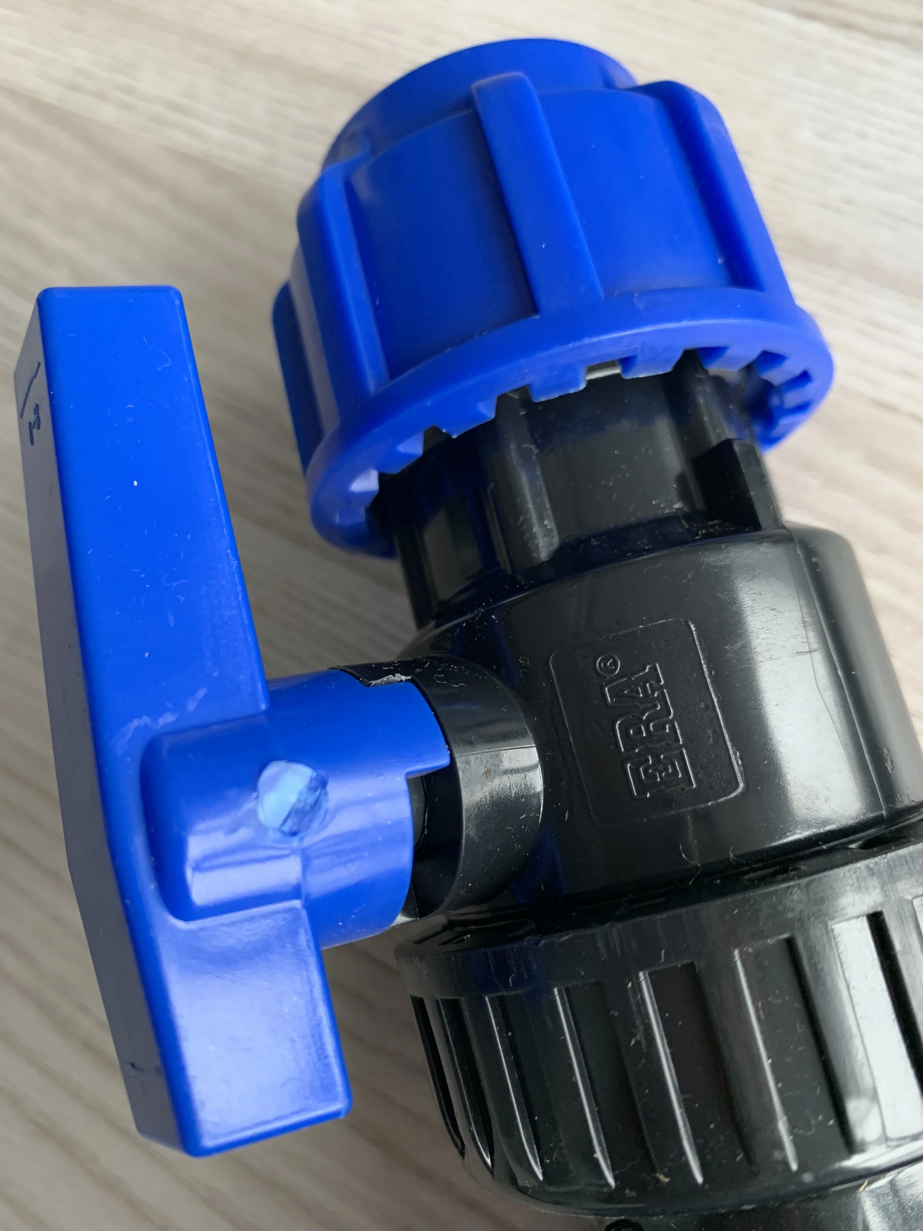 ERA PP COMPRESSION TRUE UNION BALL VALVE blue FITTINGS joint 20mm 25mm 32mm 40mm 50mm 63mm HDPE Compression PN16