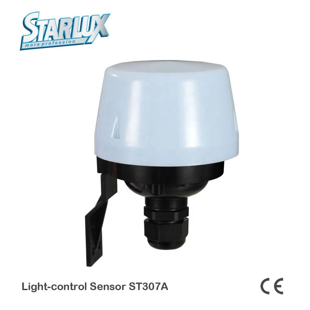 
Professional Light Adjustable 220V 10A ST307A ambient light control LED sensor day night light sensor switch 
