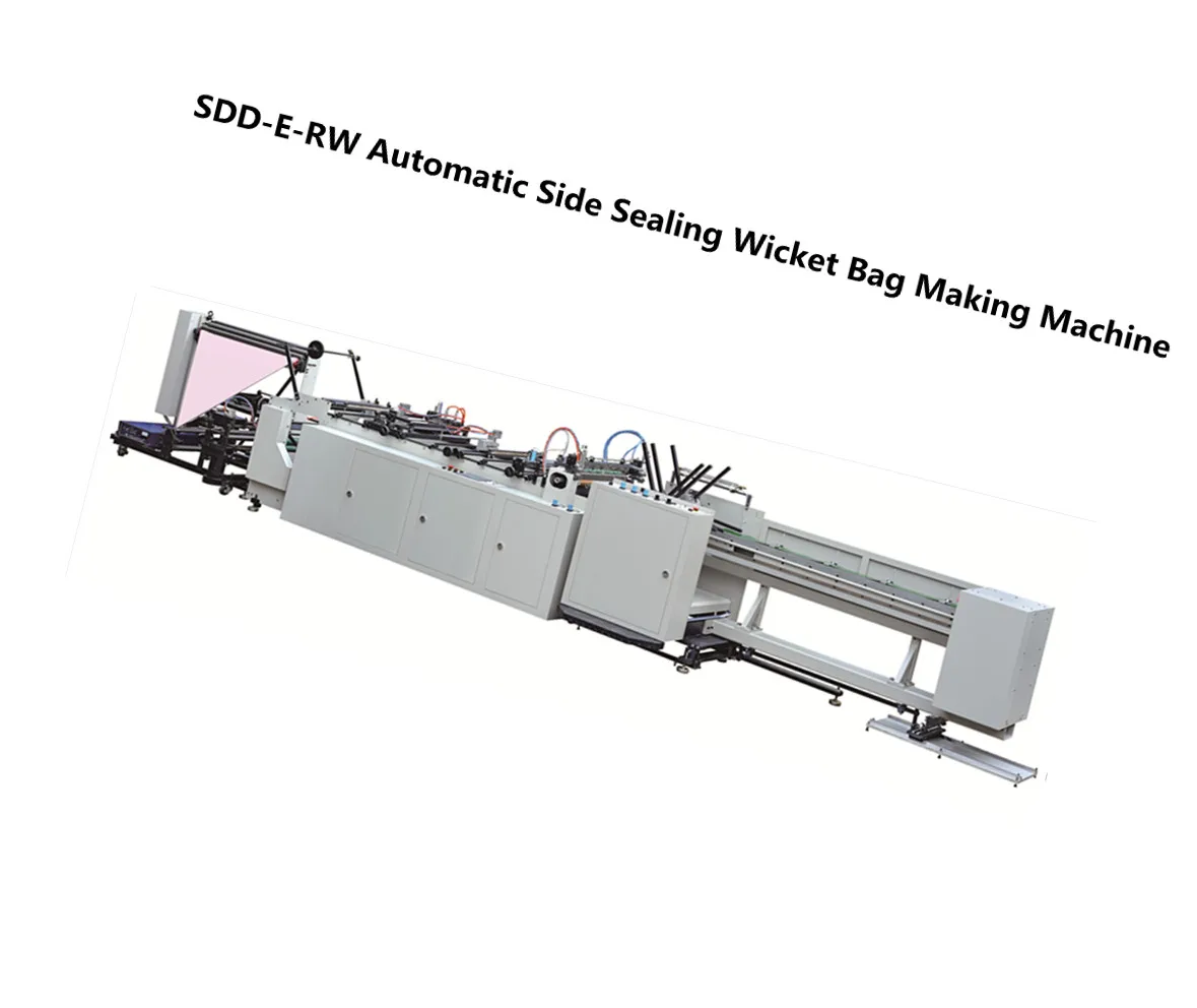 automatic side sealing wicket bag making machine for polythene chicken bag