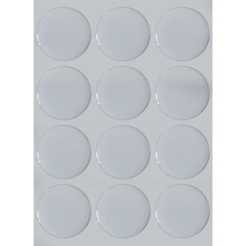 Epoxy Stickers 1 inch Round Clear Epoxy Resin for Bottle Cap Pendants Or DIY Crafts 1000 Pieces